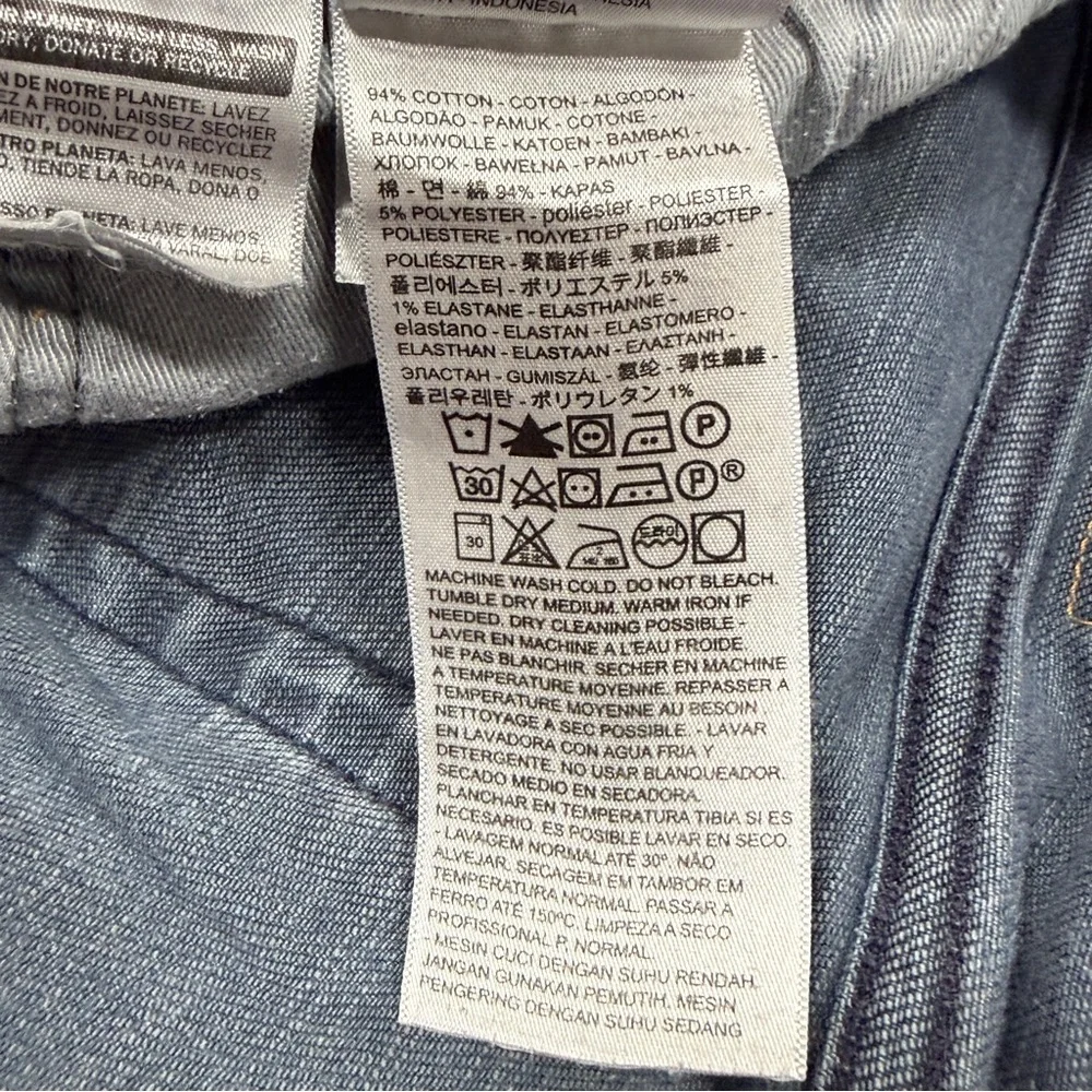 Levi's Lot 510 Mid Rise Skinny Fit Denim Jeans Size 34 x 30 Men’s
